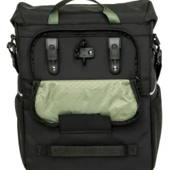 New Looxs Vigo Single fietstas 20 liter black green