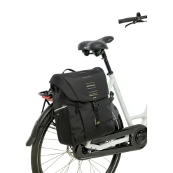 New Looxs Vigo Single fietstas 20 liter black green