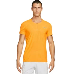 Nike Court Dri-FIT ADV Slam tennispolo heren yellow sundial black