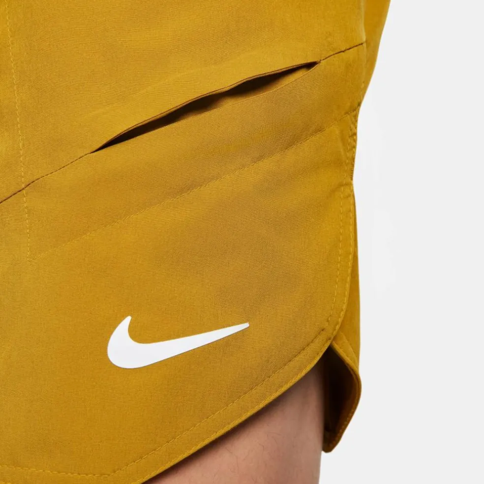 Nike Court Dri-FIT Advantage tennisshort heren bronzine lime blast white