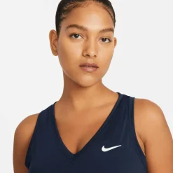 Nike Court Victory tennis tanktop dames obsidian white