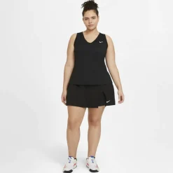 Nike Court Victory tennis tanktop dames black white