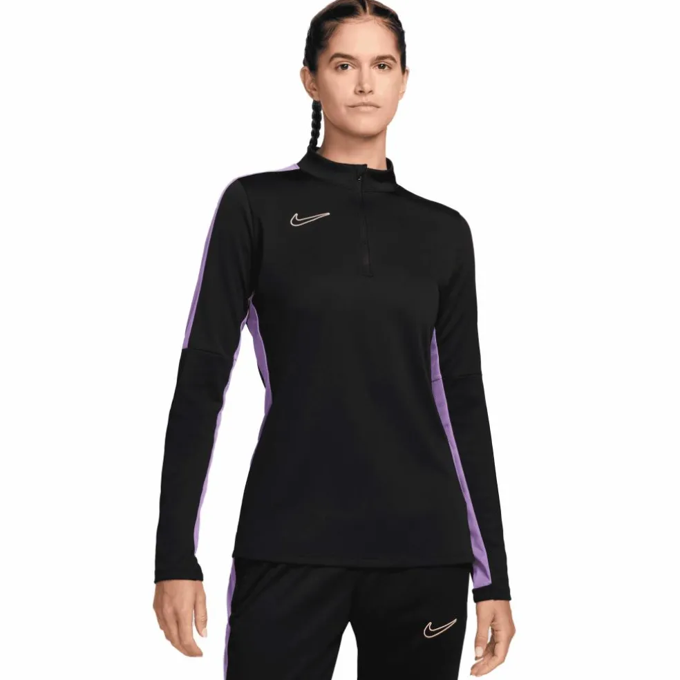 Nike Dri-FIT Academy trainingsshirt dames black raspberry