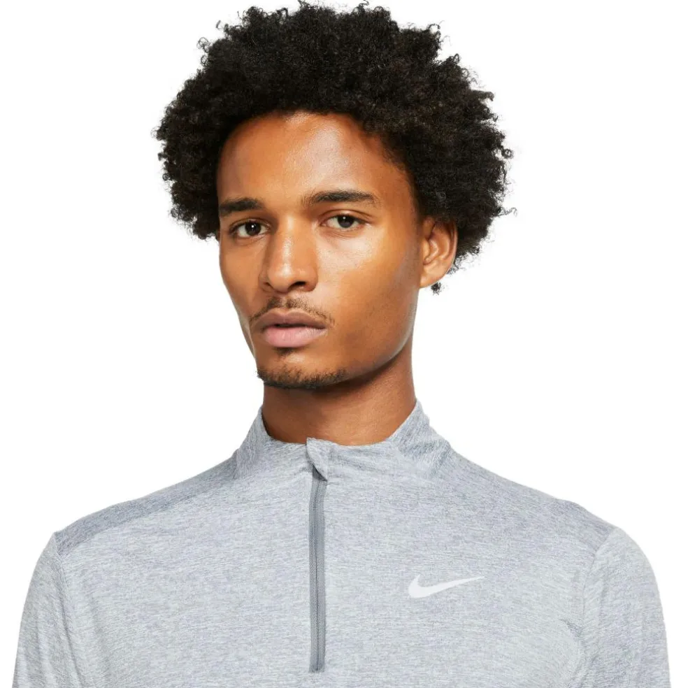 Nike Element Dri-FIT hardloopshirt heren smoke grey grey fog reflective silver