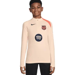 Nike FC Barcelona Strike trainingsshirt junior orange crimson tint bright mango midnight navy