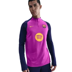 Nike FC Barcelona Strike trainingsshirt heren purple vivid purple midwest gold
