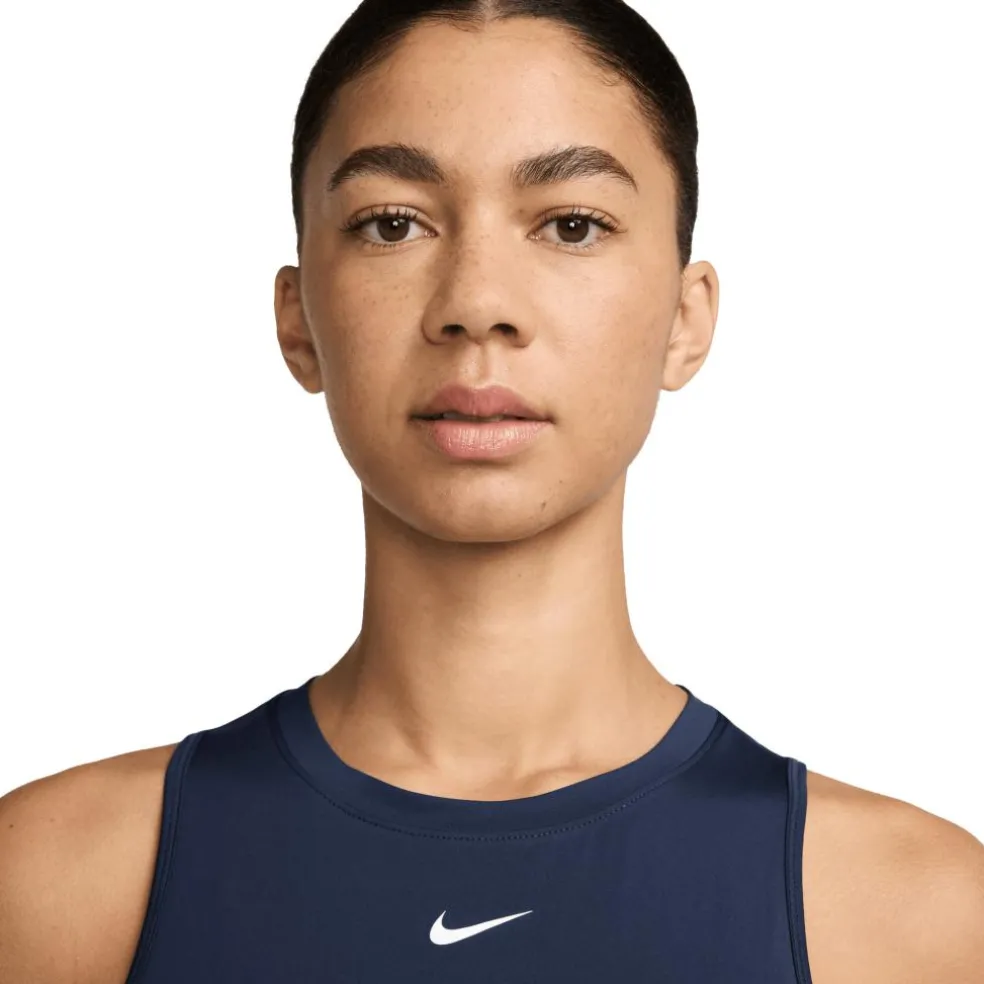 Nike One Classic tanktop dames midnight navy white