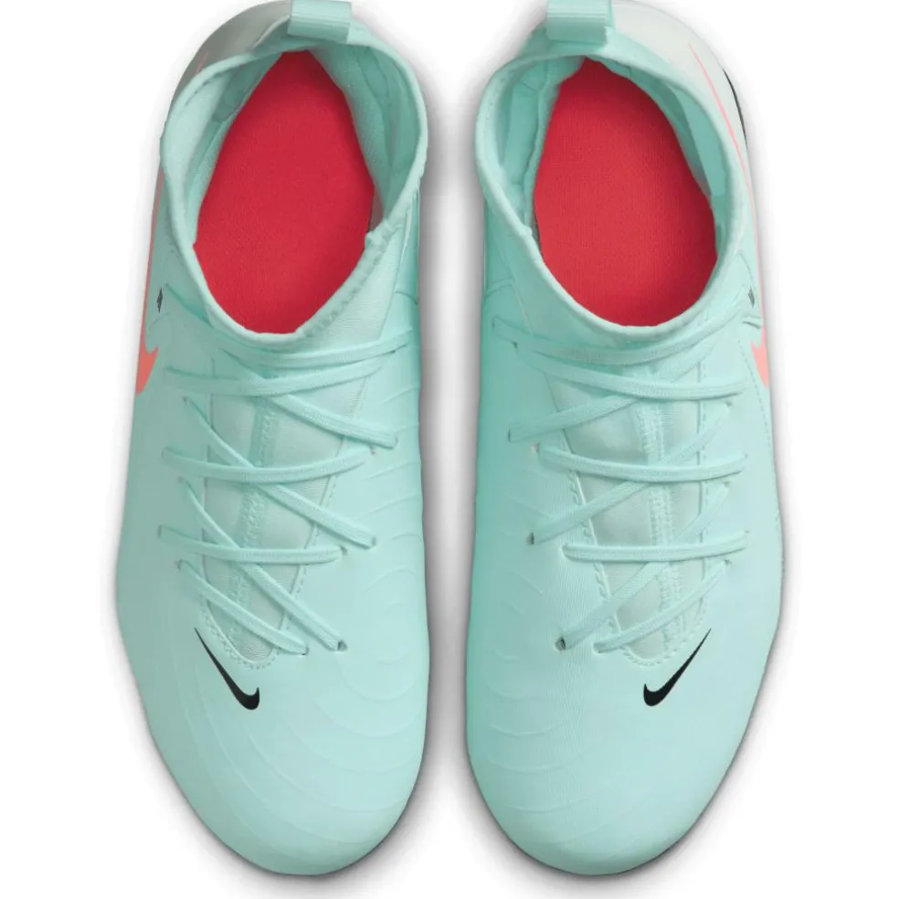 Nike Phantom Luna 2 Academy FG AG voetbalschoenen junior mint off noir atomic red