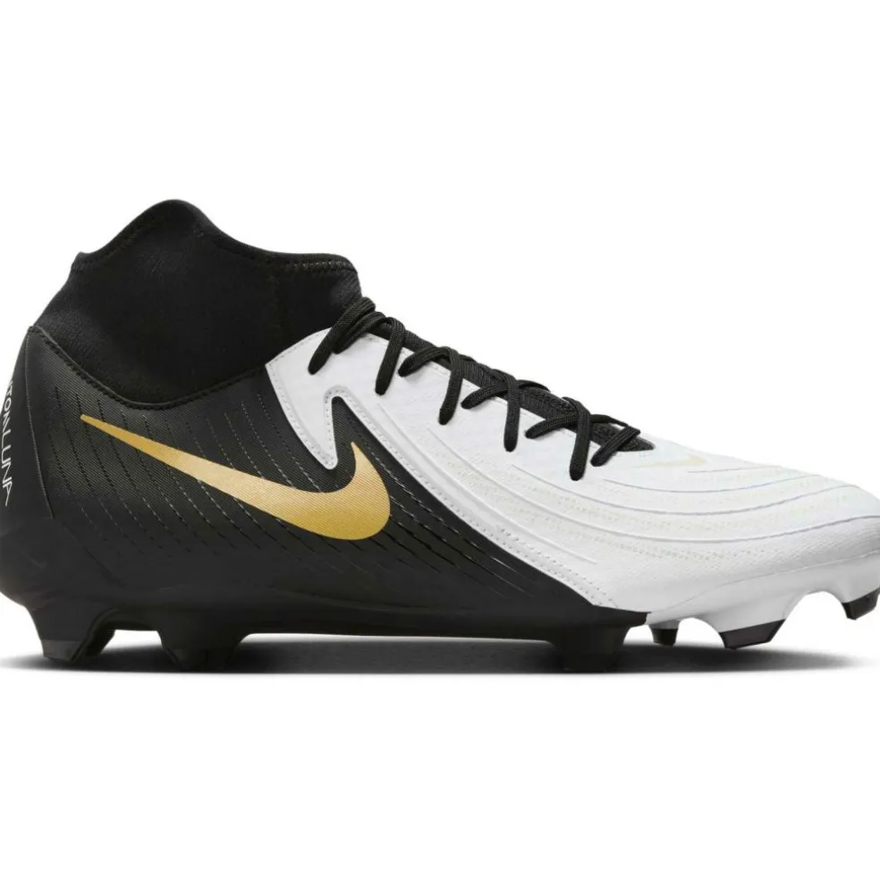 Nike Phantom Luna II Academy voetbalschoenen heren white metallic gold coin black