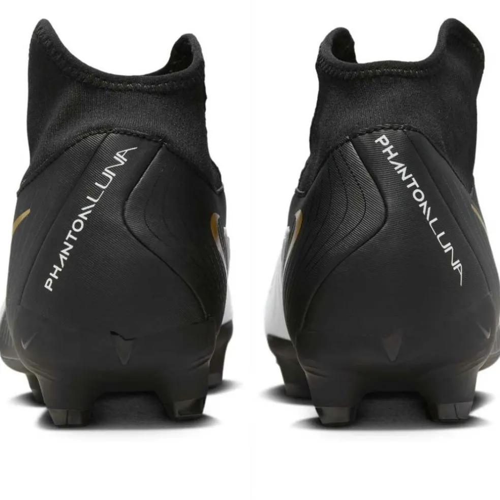 Nike Phantom Luna II Academy voetbalschoenen heren white metallic gold coin black