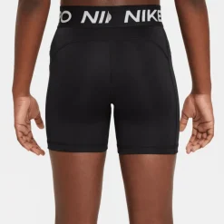 Nike Pro Big Kids' short junior black white