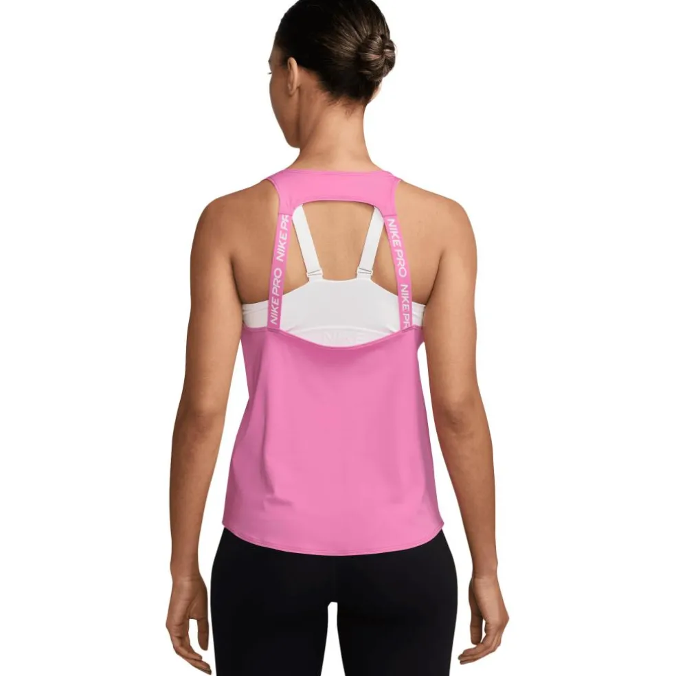 Nike Pro tanktop dames playful pink white