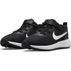 Nike Revolution 6 schoenen junior black dark smoke grey white