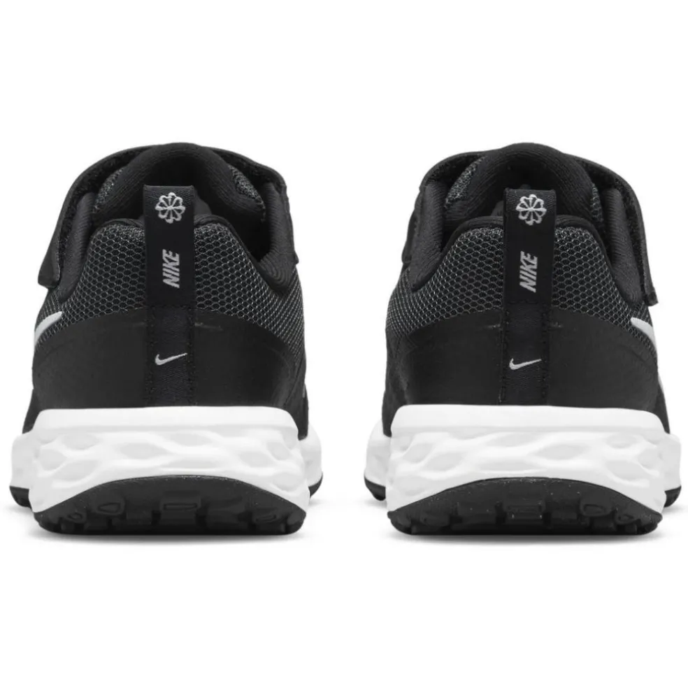 Nike Revolution 6 schoenen junior black dark smoke grey white