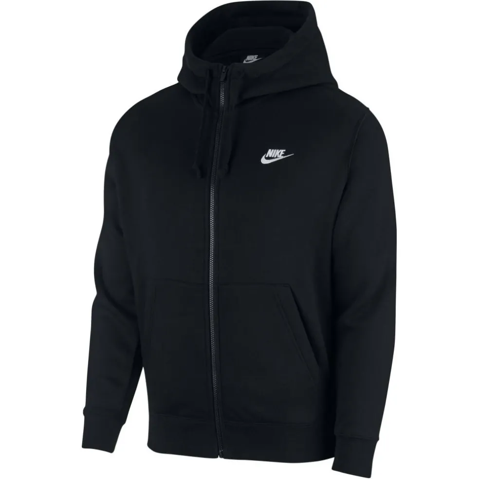 Nike Sportswear Club Fleece vest heren zwart wit