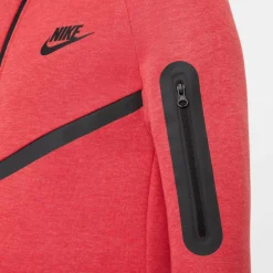 Nike Sportswear Tech Fleece vest junior light university red heather black