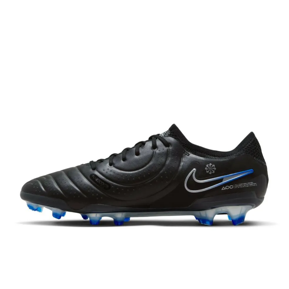 Nike Tiempo Legend 10 Elite voetbalschoenen heren zwart hyper royal chrome