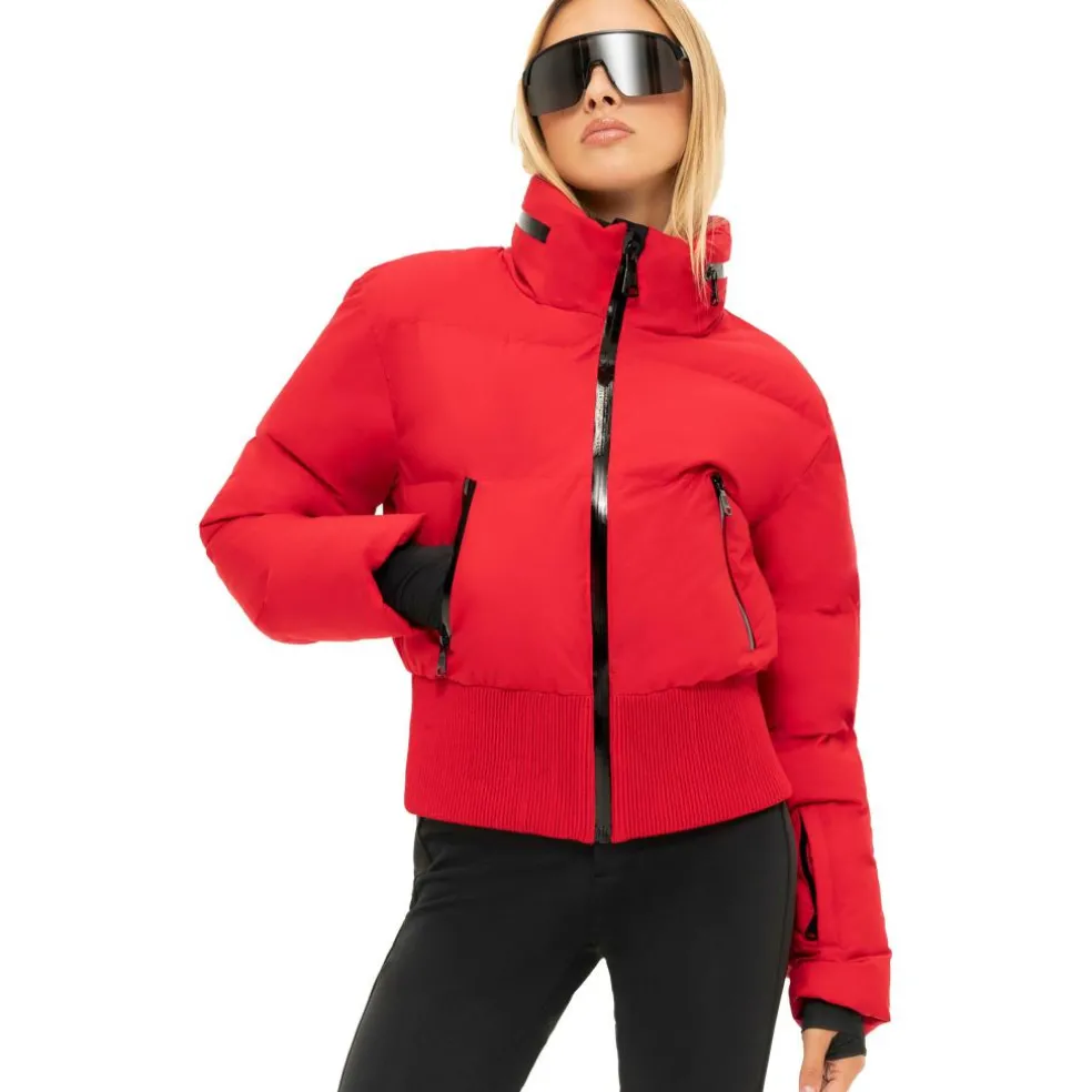 NIKKIE Geneva winterjas dames racing red