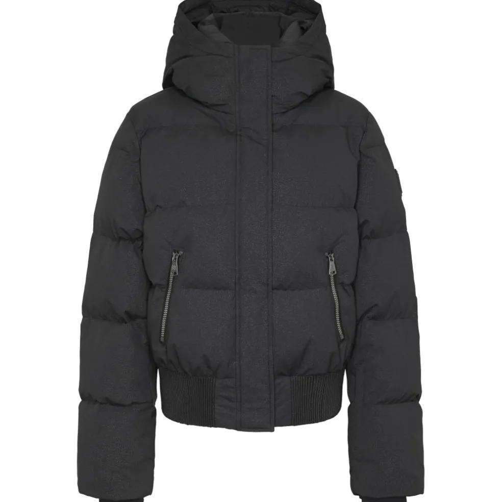 NIKKIE Numa Glitter winterjas dames black