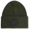 NIKKIE Round Patch muts dames forest green