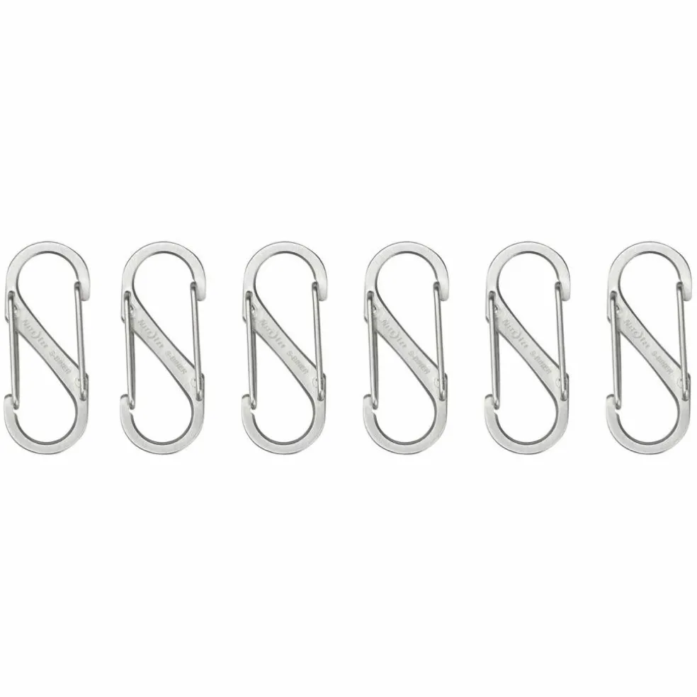 Nite Ize S-Biner Assorti #1 karabijnhaken 6-pack