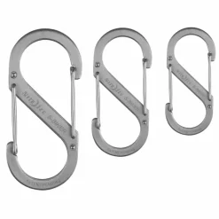 Nite Ize  S-Biner Stainless karabijnhaken zilver 3-pack