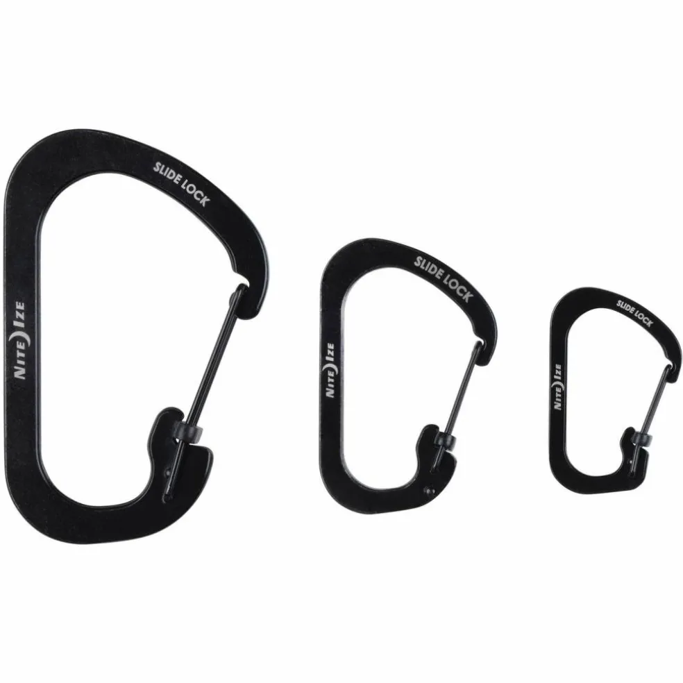 Nite Ize Slidelock #2, #3 en #4 karabijnhaken 3-pack