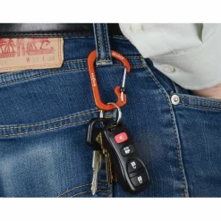 Nite Ize  Slidelock #3 karabijnhaak aluminium orange