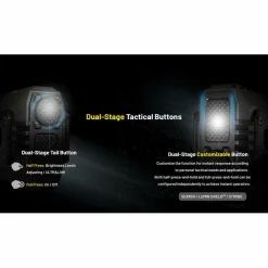 Nitecore EDC37 zaklamp black