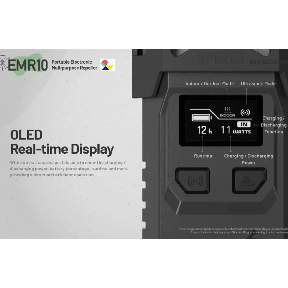 Nitecore EMR10 muggenverjager