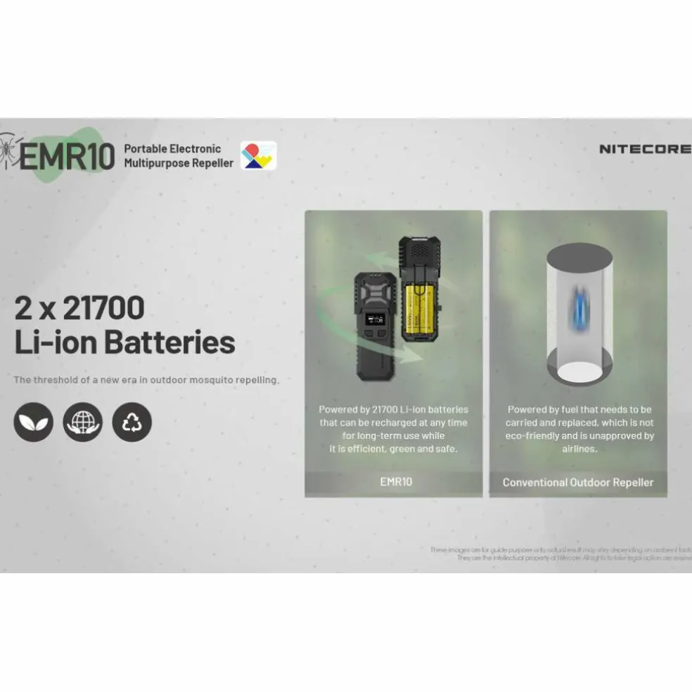 Nitecore EMR10 muggenverjager