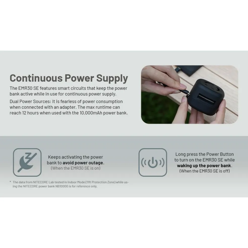 Nitecore EMR30 SE muggenverjager