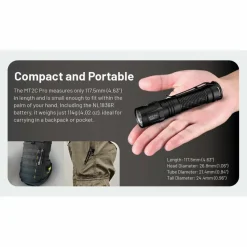 Nitecore MT2C Pro zaklamp black