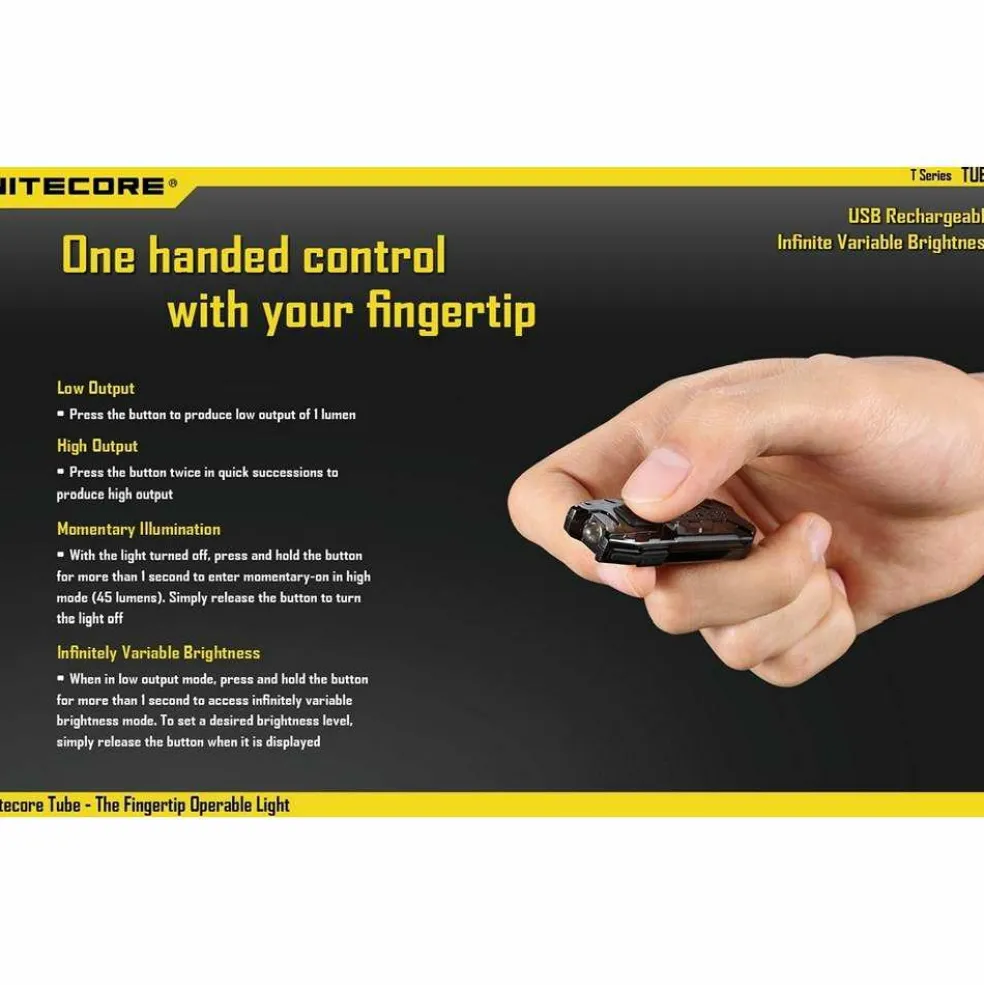 Nitecore Tube V2.0 zaklamp blue