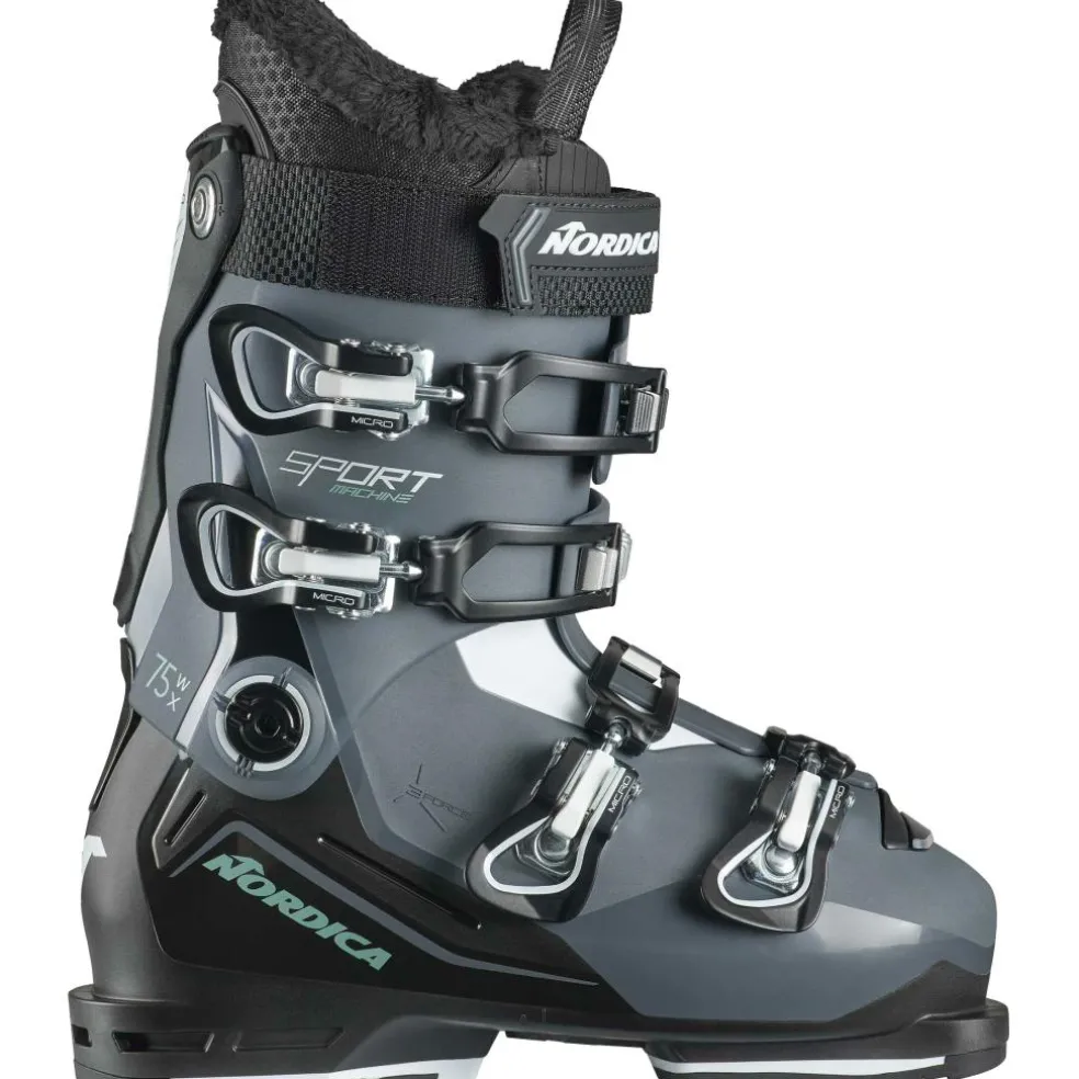 Nordica Sportmachine 3 75X GW skischoenen dames anthracite black green