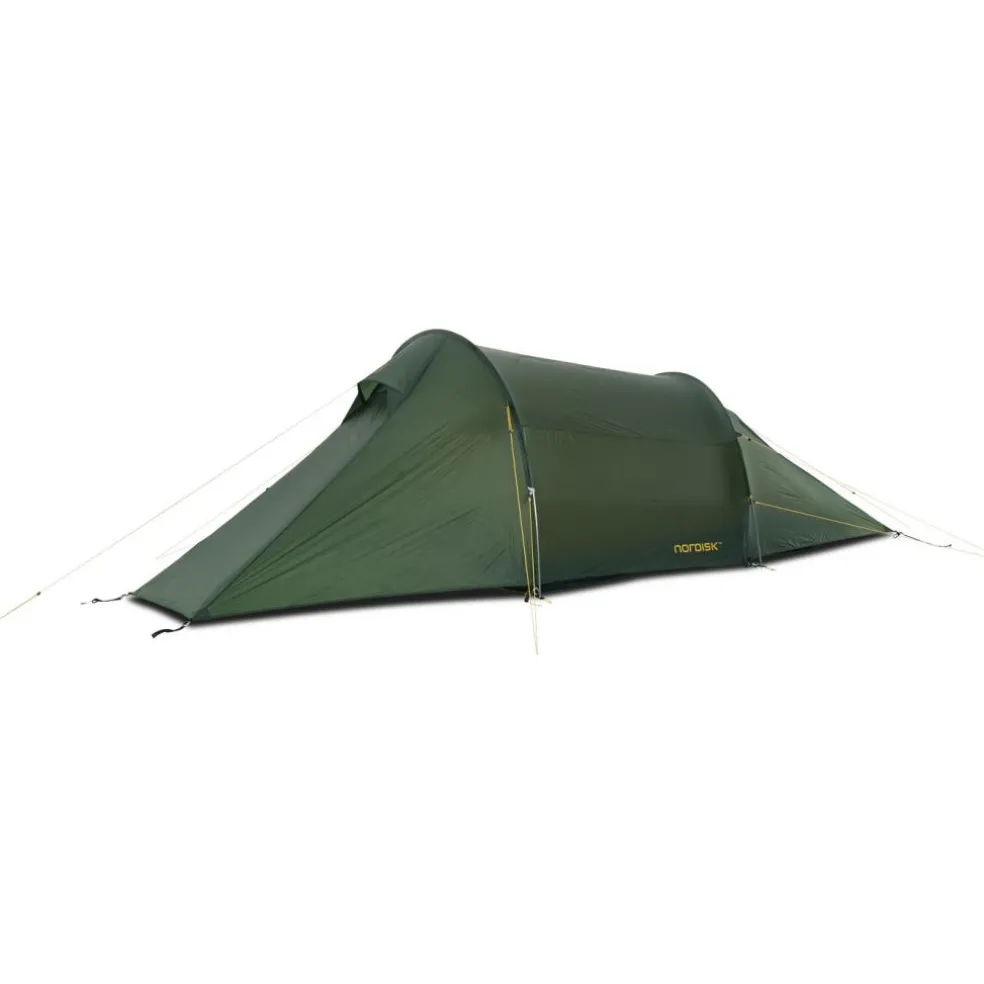 Nordisk Halland 2 LW 2.0 lichtgewicht tunneltent black forest green