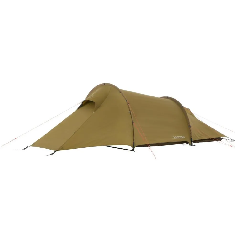 Nordisk Halland 2 PU 2.0 lichtgewicht tunneltent dark olive