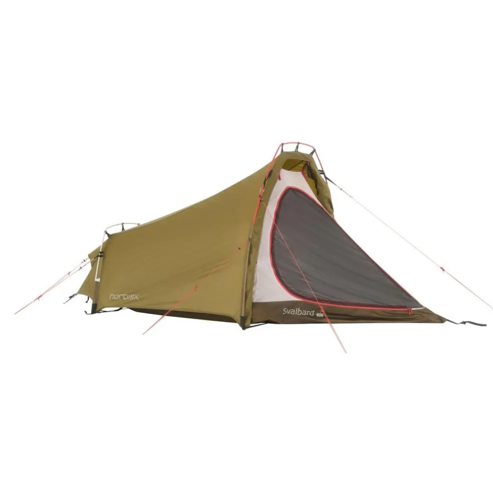 Nordisk Svalbard 1 2.0 PU lichtgewicht tunneltent dark olive