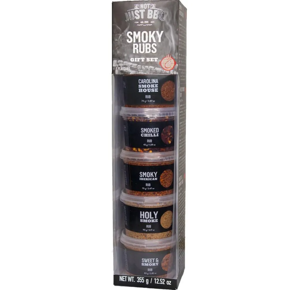 Not Just Bbq Smoky Rubs geschenkset 350 gram