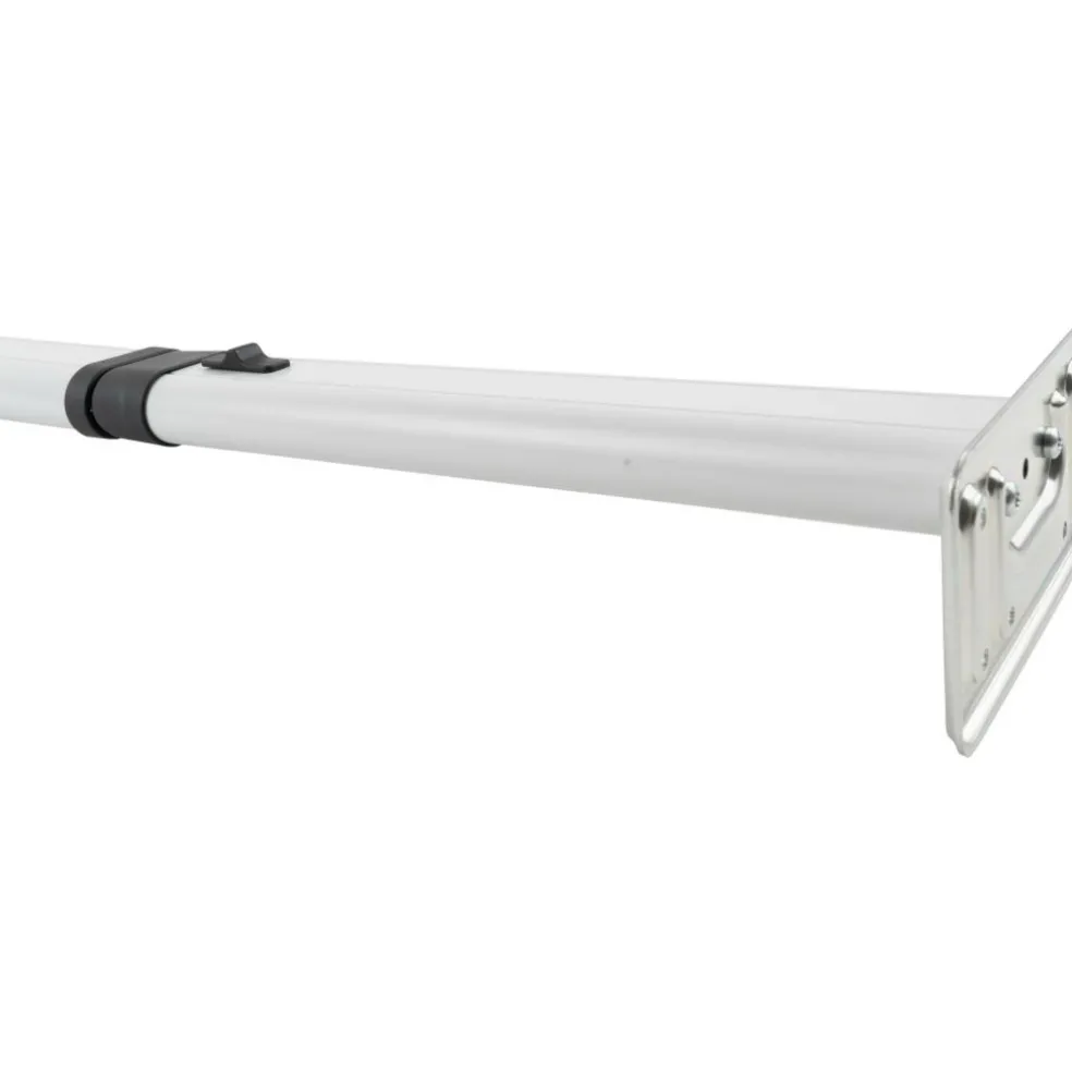 Novus Klaptafelpoot met middenknik lichtgrijs