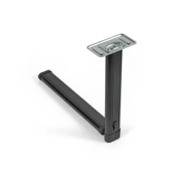 Novus Klaptafelpoot met middenknik zwart