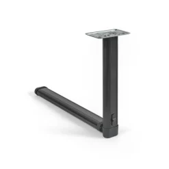 Novus Klaptafelpoot met middenknik zwart