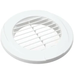 Nuova Rade ventilatierooster rond 76 mm wit
