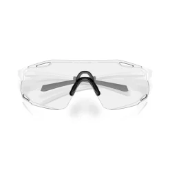 Oakley Cybr Dyno zonnebril clear to black iridium  photochromic matte white