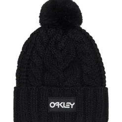 Oakley Harper Pom muts black white logo