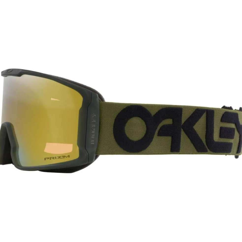 Oakley Line Miner L skibril prizm sage gold iridium matte dark