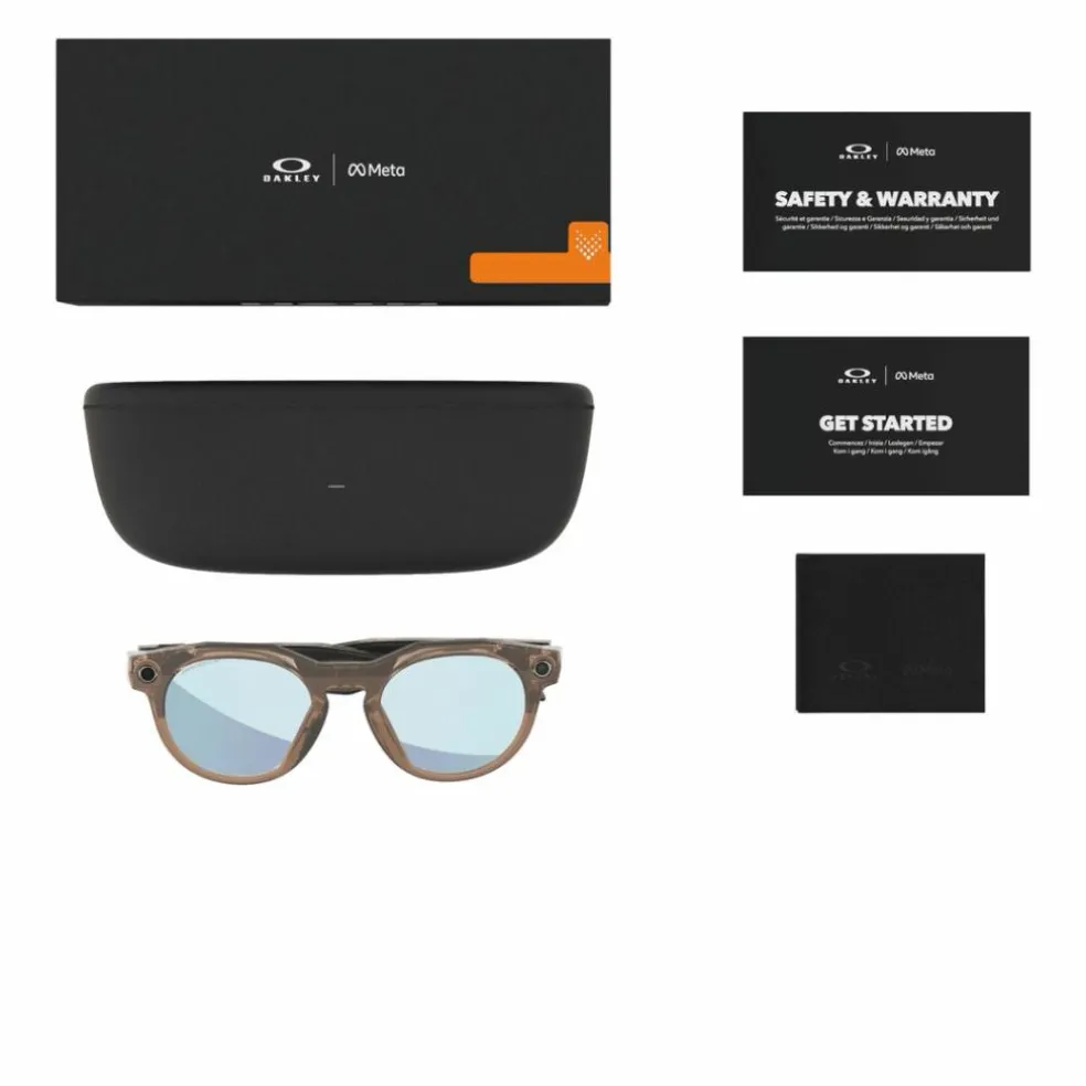 Oakley Meta HSTN zonnebril prizm deep water polarized brown smoke