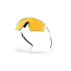Oakley Sutro Lite Sweep Mathieu Van Der Poel Signature Series zonnebril prizm 24k red gold splatter