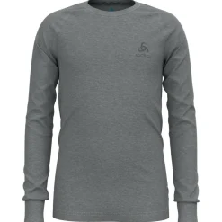 ODLO Natural 100 Merino Warm LS thermoshirt junior grey melange