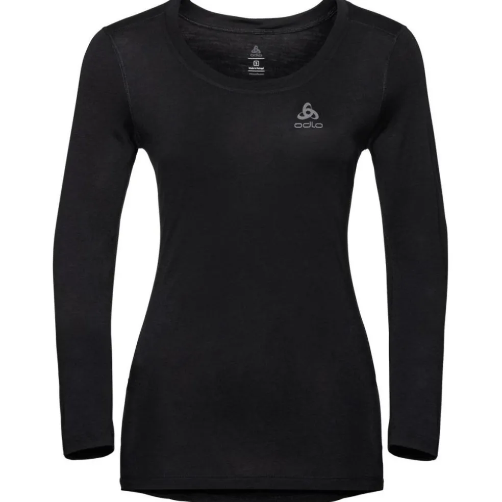 ODLO Performance Wool Light LS thermoshirt dames black